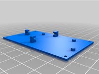 12v to 5v USB Buck Converter Mounting Plate by cher_guevara