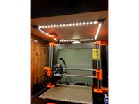 LED Strip Holder for Prusa Lack Enclosure by Brendon1963