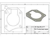 K24 Throttle Body Gasket by Red_Two
