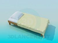 3D Model Bed without head of the bed