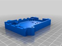 Pi 4 case with camera (version 2) mount by grumbler