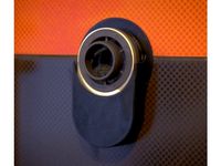 Dyson Supersonic Hairdryer Magnetic Wall Mount (requires their original metal stand and some magnets & M5 screws) by Xelu