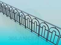 3D Model Railing for the sidewalk