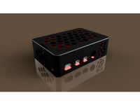 Raspberry Pi 4 Honeycomb case by JayCee09