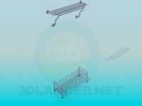 3D Model The base and stand set