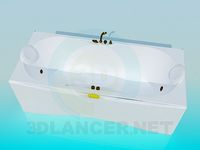 3D Model Jacuzzi with copper mixer
