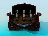 3D Model Cask Beer