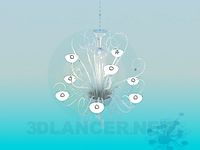 3D Model High chandelier