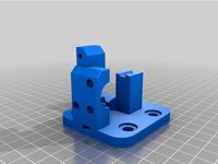 Anet A8 E3D V6 Direct Drive V-slot 2020 carriage (WIP) by magujato