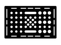 Universal plate 110x70x5 mm (stl file). V-Slot 2020, 2040, 2060, 4040 by fy3d
