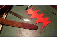 Leather belt cutting template by Pierrekorda