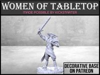 Dragonborn Paladin - Tabletop Miniature by M3DM