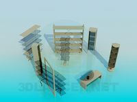 3D Model Bookstands in assortment
