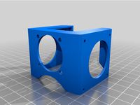 E3D v6 hotend fans mount (compact) by PixelPicker