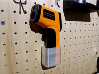 Pegboard pocket for infrared thermometer GM320 by toonaoki