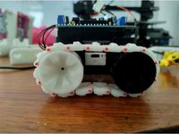 SMARS chasis with hole for 9v rechargeable by UltimoGuerrero