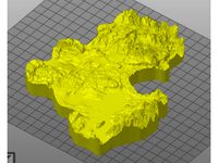 Yellowstone and Teton 3D Map by ainthet