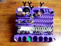 Workbench Dremel Bit Storage by Rogarat