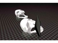 Skull phone stand  by FiveNights