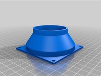 Ventilator 80 mm to Tube 50 mm Adaptor by PetrHorn