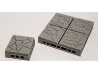 Polygonal Masonry Dungeon Tiles - OpenLOCK Compatible by rccraigo