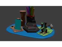 Desktop Diorama by jlmuscolino