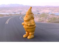 Low Poly Santa Ornament by