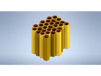 Honeycomb Pen Holder by puppypaws42