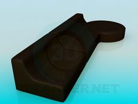 3D Model Strict sofa
