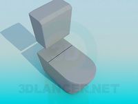 3D Model Toilet Bowl