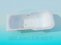 3D Model Bath with extension