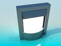 3D Model Fireplace electronic
