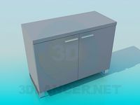 3D Model Stand with doors