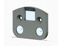 Braun Nizo 801 macro Super8mm Handle Lock Plate by alphacornutum
