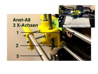 Anet A8 3x X-Achse by JoHuVo