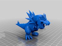 Tyrantrum (Pokemon XY Model) by SAK493