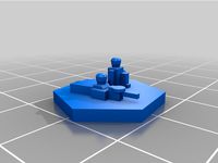 Low Poly 6mm WW2 game pieces v2 by Eldrich3