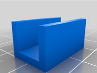 BIQU B1 4MM Glass Bed Clip (8mm in total) by secondcoming