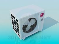 3D Model Outdoor unit air conditioner LG