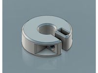 Z Rod Collar- 8mm Collar (M3 Screw) by phesketh01
