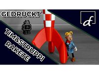 Tintin Rocket (Tim und Struppi) by artefactus