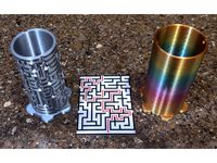 Yet Another Maze Cylinder Box (with printable solution) by kevwill