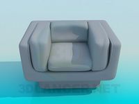 3D Model Square Chair