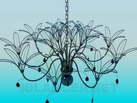 3D Model Wire chandelier