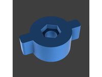 Knob - Drill Press table hold down by Lynx-232