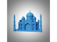 Taj Mahal Magnet holder by pcn3dprinting