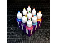Dropper Bottle Flat Rack by UpInAtoms