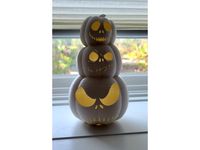 Light up Jack Skellington Pumpkin Tower by dave1584