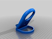 Mobile phone support with wireless charger holder by StefLag67