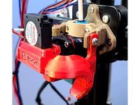 Tronxy X1 E3d V6 Extruder Mount for Bullseye Blower by AdamGSutton